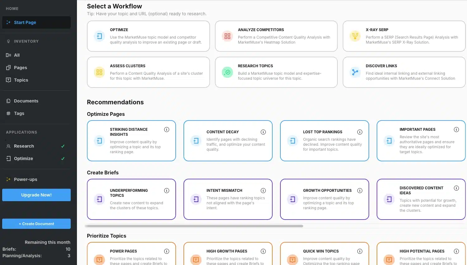 MarketMuse, una de las herramientas IA para marketing