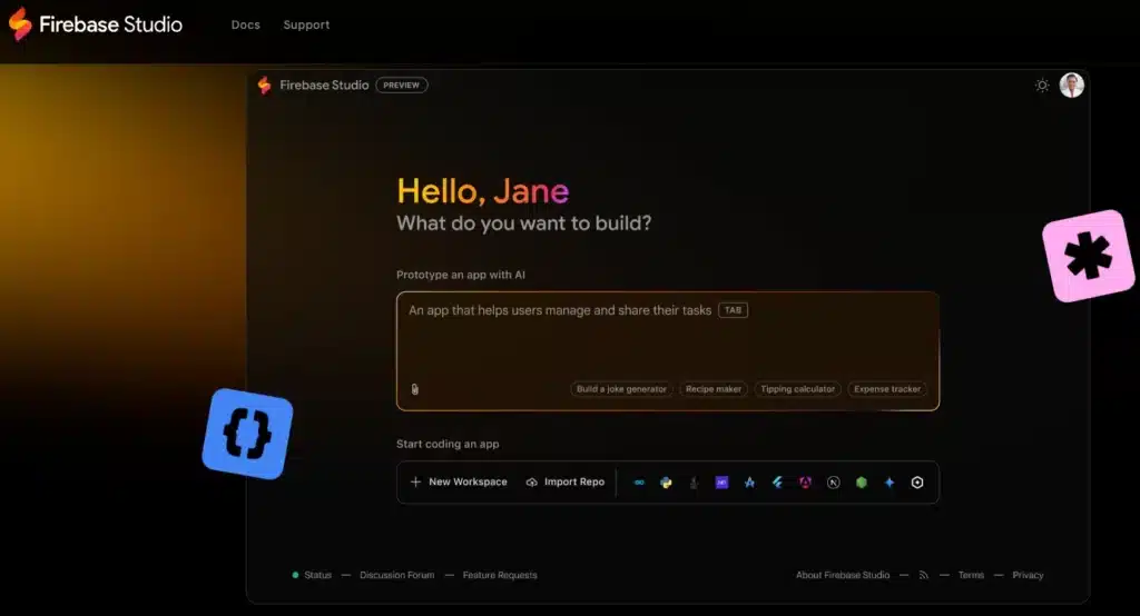 Firebase Studio, una de las mejores herramientas IA para crear apps