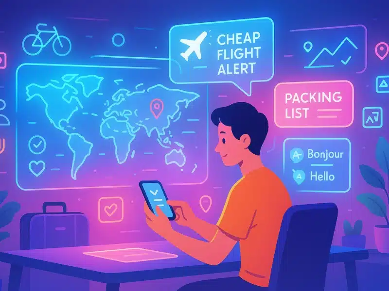 Inteligencia artificial para viajes y estilo de vida